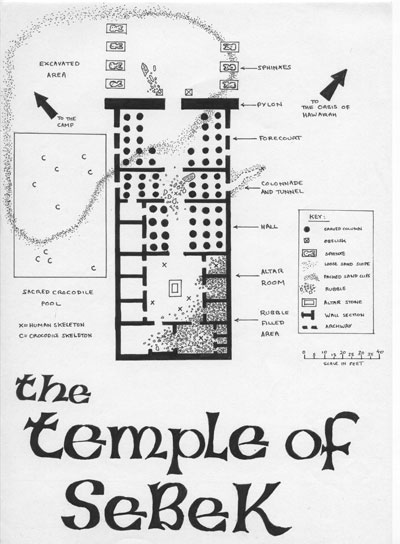 egyptian temple floorplan