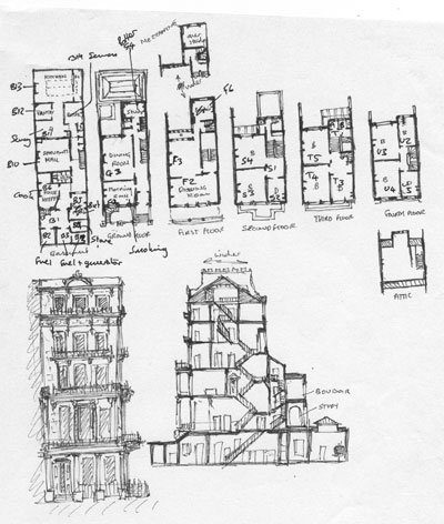 concept art maps and floorplans